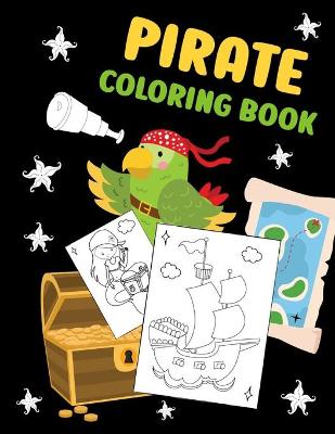 Book cover for Pirate Coloring Book