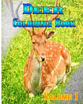 Cover of Deer Coloring Books Vol.1 for Relaxation Meditation Blessing