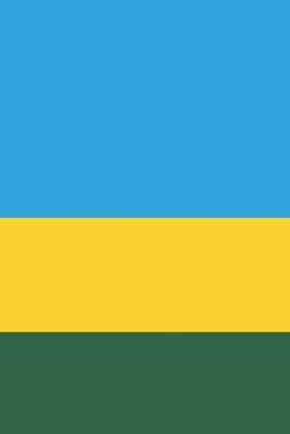 Book cover for Rwanda Travel Journal - Rwanda Flag Notebook - Rwandan Flag Book