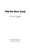 Book cover for One for New York