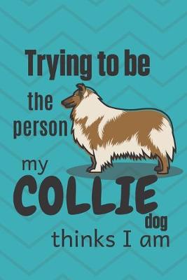 Book cover for Trying to be the person my Collie Dog thinks I am