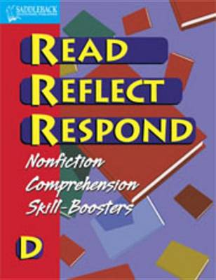 Book cover for Read, Reflect, Respond Book D