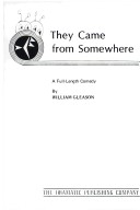 Book cover for They Came from Somewhere