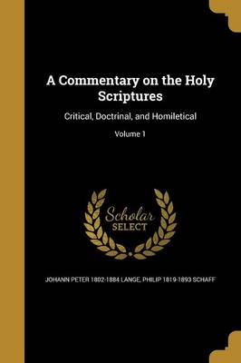 Book cover for A Commentary on the Holy Scriptures