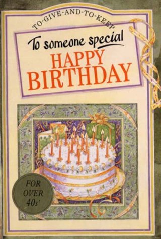 Cover of To Someone Special Happy Birthday