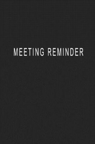 Cover of Meeting Reminder