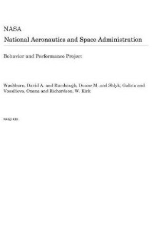 Cover of Behavior and Performance Project