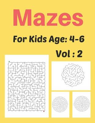 Book cover for Mazes For Kids Age