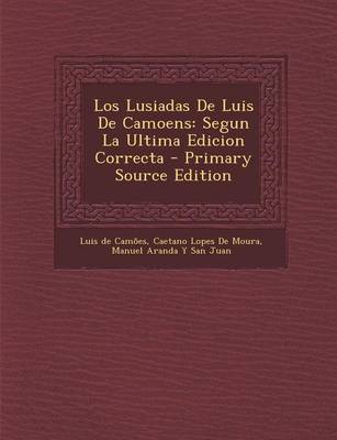 Book cover for Los Lusiadas de Luis de Camoens