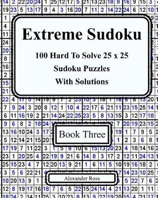 Book cover for Extreme Sudoku Three