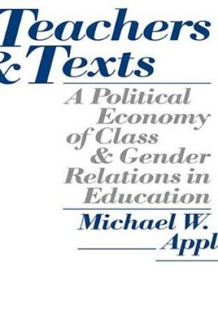 Cover of Teachers and Texts