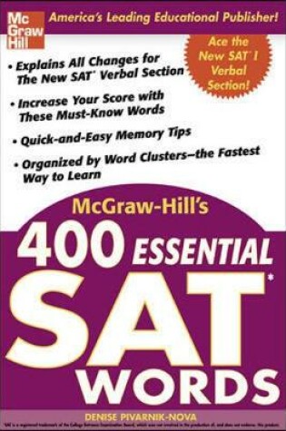 Cover of McGraw-Hill's 400 Essential SAT Words