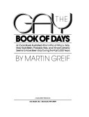 Book cover for The Gay Book of Days