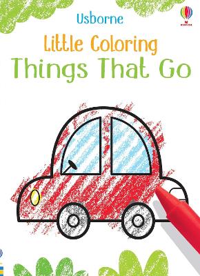 Book cover for Little Coloring Things that go