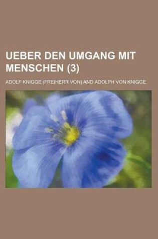 Cover of Ueber Den Umgang Mit Menschen (3)