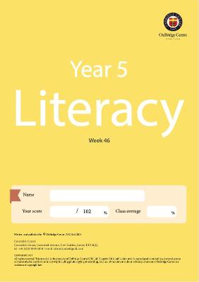 Book cover for OxBridge Year 5 Literacy Week 46