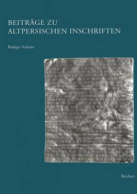 Book cover for Beitrage Zu Altpersischen Inschriften