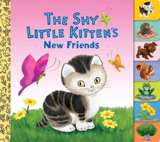 Book cover for The Shy Little Kitten's New Friends