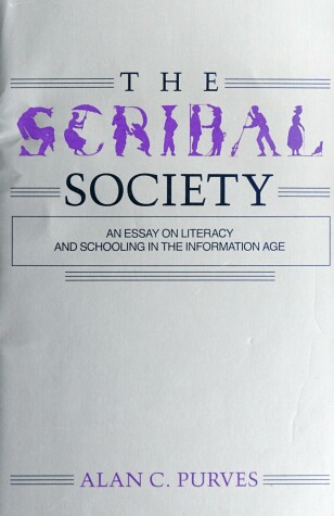 Book cover for Scribal Society:an Essay on Literacy or Schooling