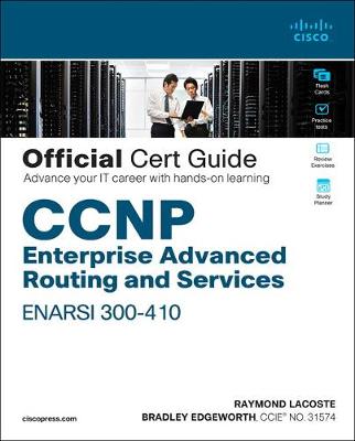 Book cover for CCNP Enterprise Advanced Routing ENARSI 300-410 Official Cert Guide, 1/ee