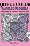 Book cover for Artful Color Tangled Flowers
