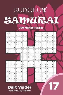 Book cover for Sudoku Samurai - 200 Master Puzzles 9x9 (Volume 17)