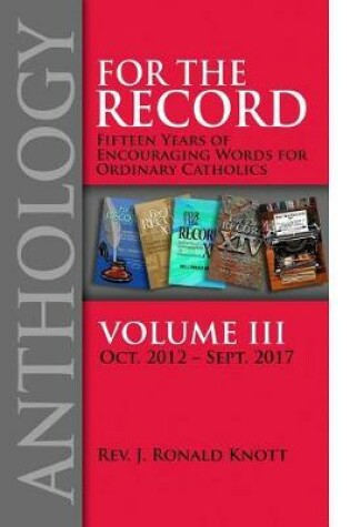 Cover of For the Record Anthology Volume III