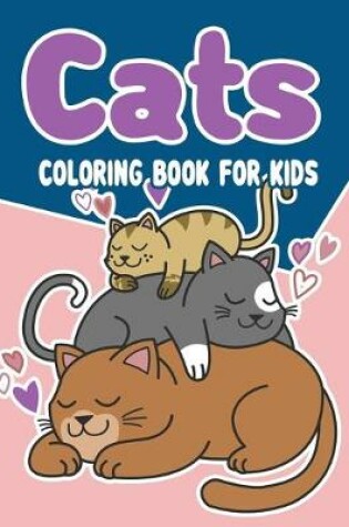 Cover of cats Coloring Book for kids