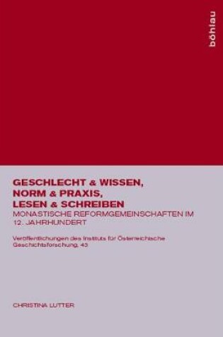 Cover of Geschlecht & Wissen, Norm & Praxis, Lesen & Schreiben