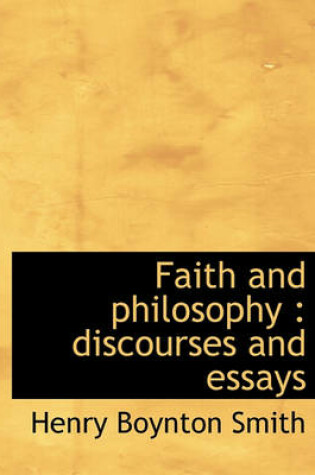 Cover of Faith and Philosophy