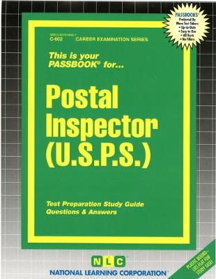 Book cover for Postal Inspector (U.S.P.S.)