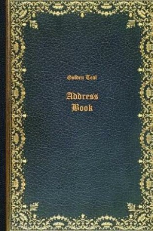 Cover of Golden Teal Address Book