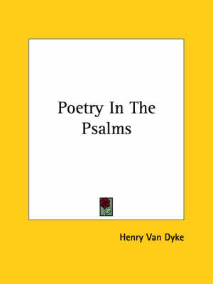 Cover of Poetry in the Psalms