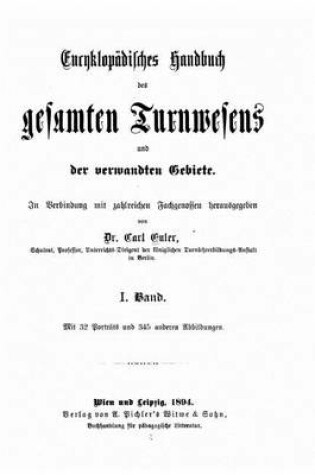 Cover of Encyklopädisches Handbuch des gesamten Turnwesens