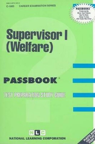 Cover of Supervisor I (Welfare/Social Services)