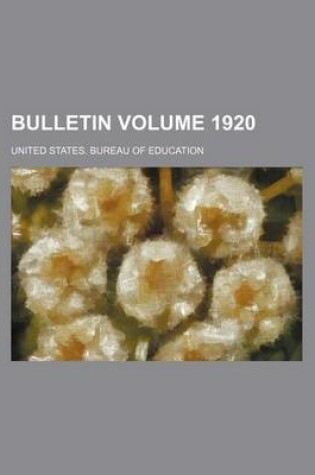 Cover of Bulletin Volume 1920