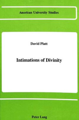Cover of Intimations of Divinity