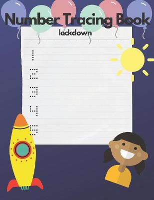 Book cover for Number Tracing Book lockdown