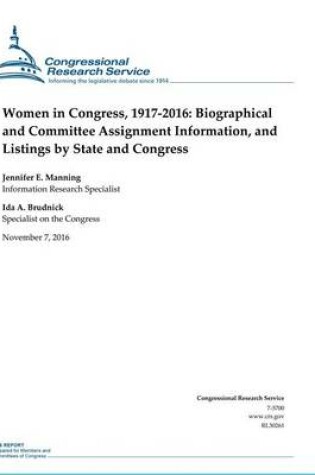 Cover of Women in Congress/ 1917-2016