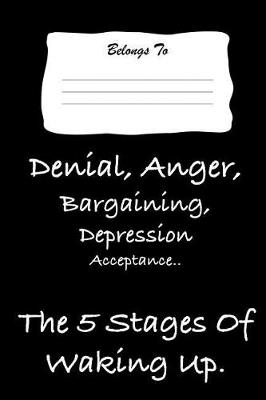 Book cover for Denial, Anger, Bargaining, Depression, Acceptance.. the 5 Stages of Waking Up