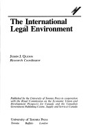 Book cover for The International Legal Environment