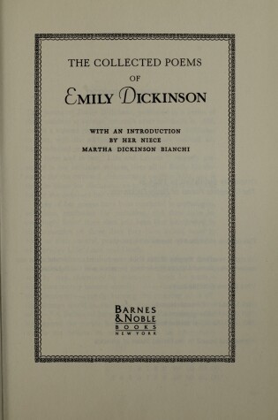 Cover of Manuscript Books of Emily Dickinson