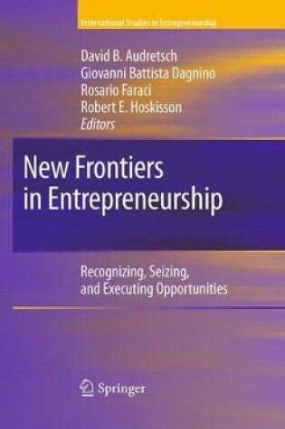 Cover of New Frontiers in Entrepreneurship