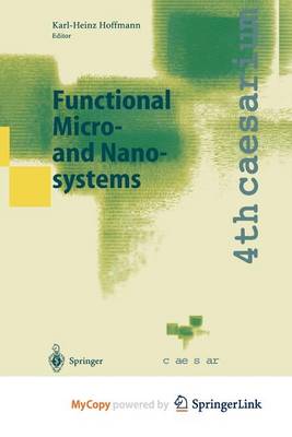 Cover of Functional Micro- And Nanosystems