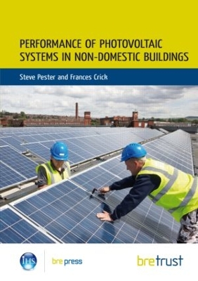 Book cover for Performance of Photovoltaic Systems in Non-Domestic Buildings