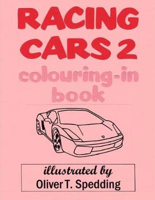 Book cover for Racing Cars 2 colouring-in book