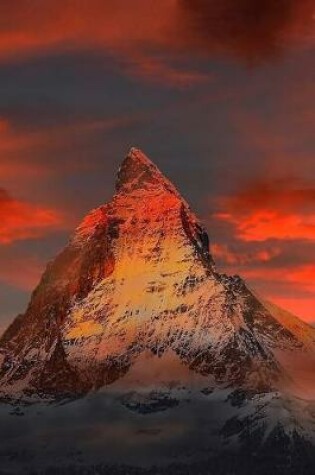 Cover of Matterhorn Mountain at Sunset Switzerland Journal