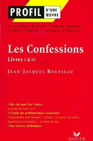 Cover of Profil - Rousseau (Jean-Jacques)