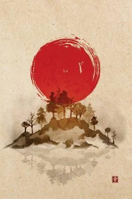 Book cover for Sumi-E Red Sun Journal