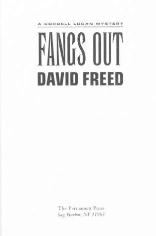 Cover of Fangs Out